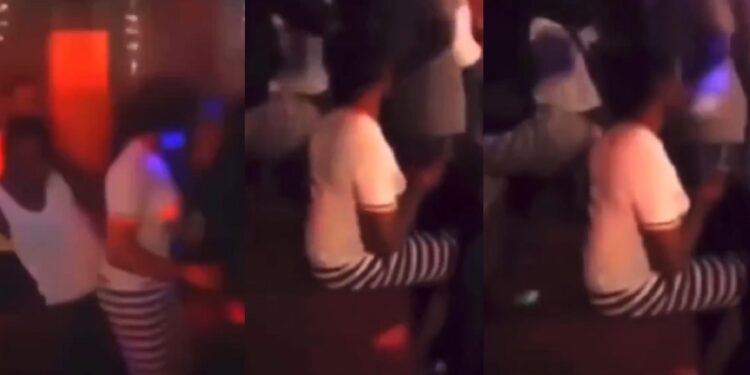 “So na man you be since?” – Angry men assault crossdresser inside club after realising they’ve been rocking their fellow man (Video)