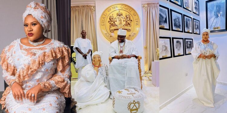 “Why I visited the Ooni’s palace” — Nkechi Blessing speaks amid controversy (video)