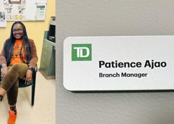 “I was told to abandon a career and survive but I didn’t listen” – Nigerian woman celebrates as she becomes a branch manager in Canada.