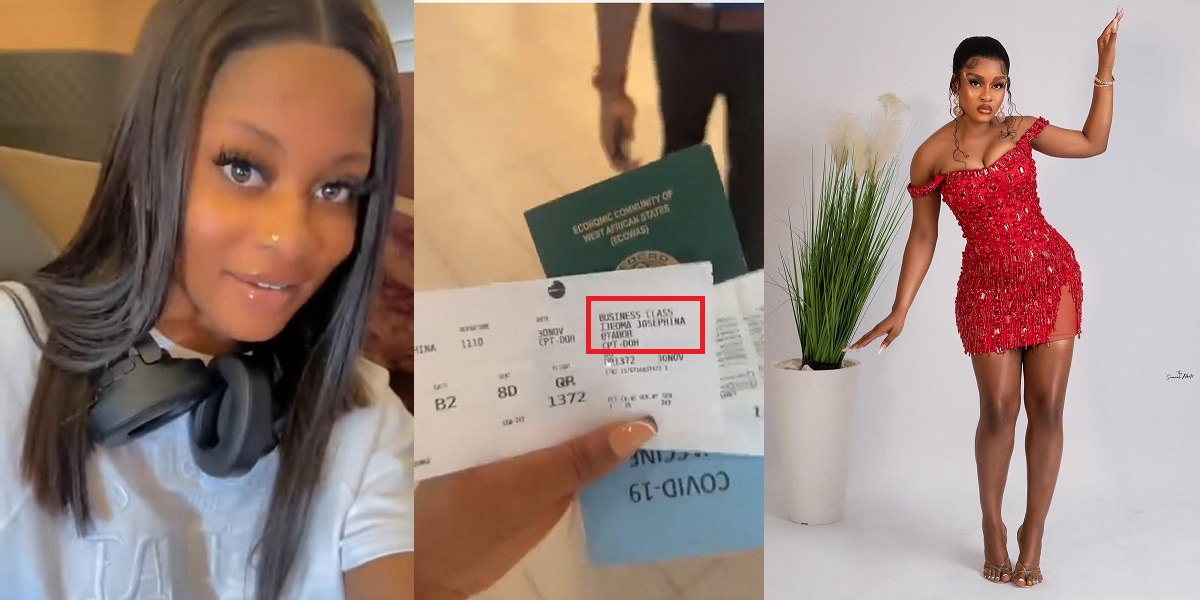 "God you are too much" – BBNaija star, Phyna gets excited as she jets