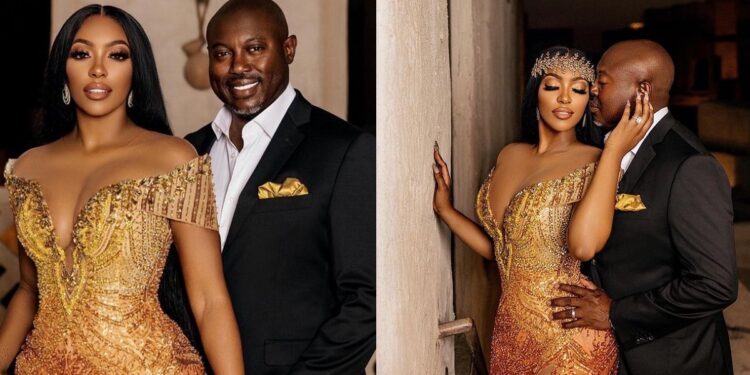 Reality star, Porsha Williams releases pre-wedding photos with her Nigerian fiancé Simon Guobadia.