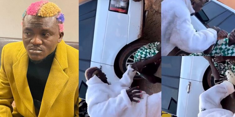 Singer Portable assaults his signee, Manny Monie, accuses him of being ungrateful (Video)