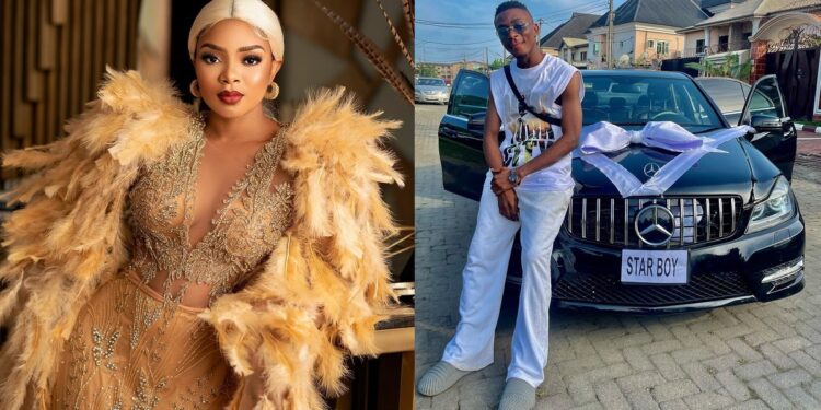BBNaija star, Queen buys a brand new Benz for her brother.