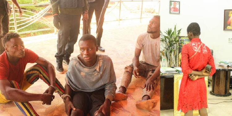 Three men arrested