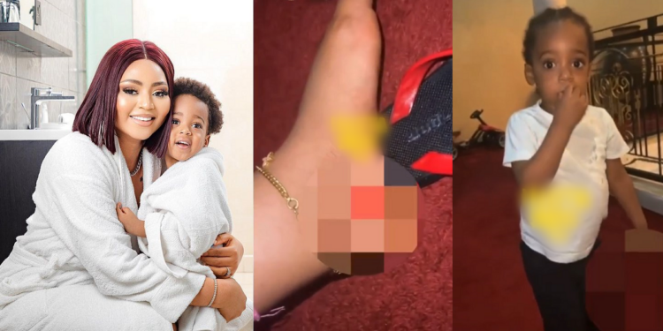 Regina Daniels suffers