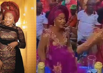 Emotional moment Destined Kids’ Rejoice Iwueze broke into tears during her traditional wedding (Video)