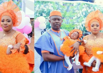 Nigerian woman celebrates