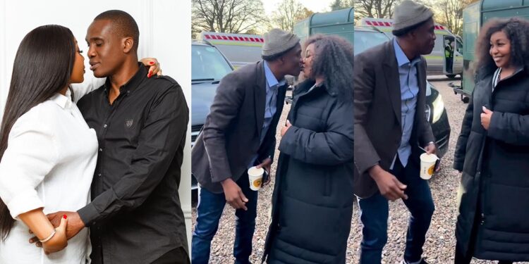 Rita Dominic and Fidelis Anosike share romantic moment ahead of white wedding in UK (Video)