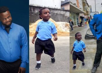 Comedian Sabinus finally reacts to viral photo of little girl who looks and walks like him