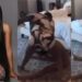 Disturbing video shows lady who died while on vacation with friends being brutally beaten by ‘a friend’ in hotel room (Watch)