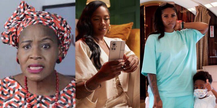 “Stop singing about your scandal; you have a son” – Kemi Olunloyo chides Tiwa Savage over new song