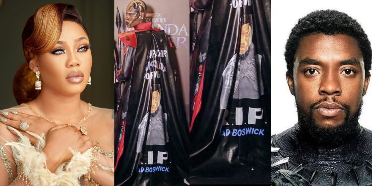 Nigerians drag stylist, Toyin Lawani over misspelling of Chadwick Boseman’s name on Hermes’ outfit; she reacts