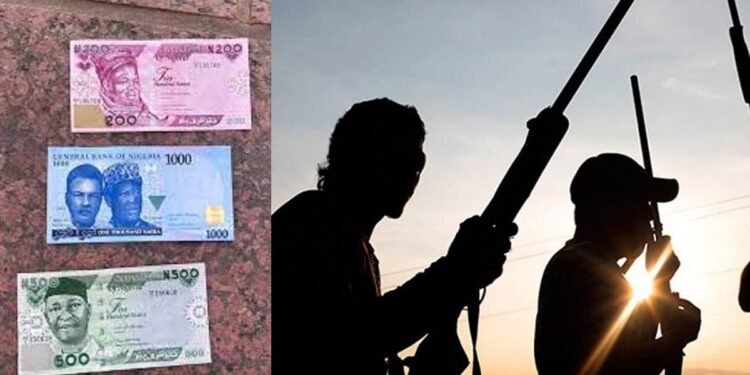 Kidnappers reject old naira notes as ransom for abducted villagers.