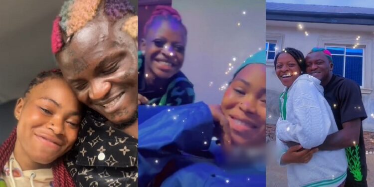 “We love each other” – Singer Portable’s pregnant lover says as she gushes over his first wife, Bewaji (Video)