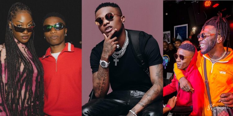 “Smart!” – Fans reacts to Wizkid’s response when asked to choose between Burna Boy and Tems (Video)