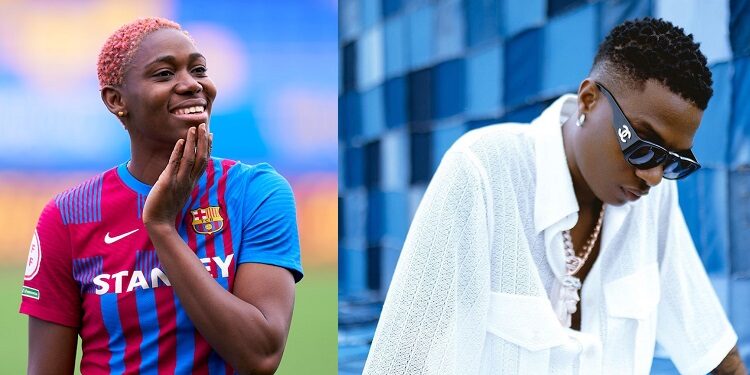 “Wizkid is an Ashawo” – Footballer, Asisat Oshoala