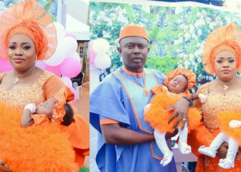 Nigerian couple welcomes twins after 13 years of waiting.