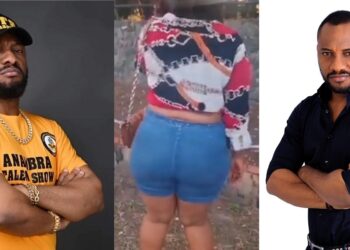 “See the person God called” – Yul Edochie under fire as he shares video of ‘lady’s backside’