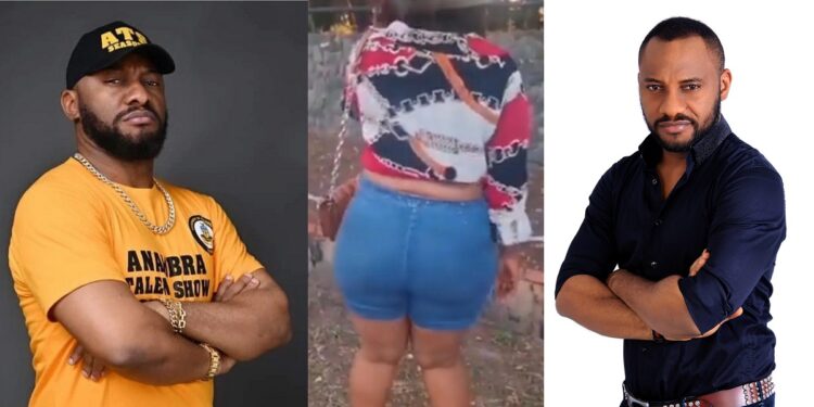 “See the person God called” – Yul Edochie under fire as he shares video of ‘lady’s backside’