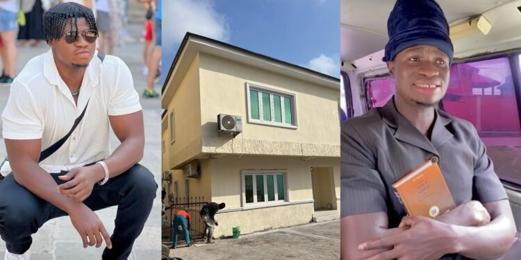 Skit maker, Zicsaloma gifts himself new house as he celebrates birthday (Photos)