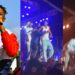 Moment fan pushed singer Bella Shmurda off the stage during concert (Video)