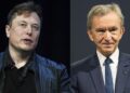 Elon Musk loses his postion as the ‘World’s Richest Man’ to Bernard Arnault.