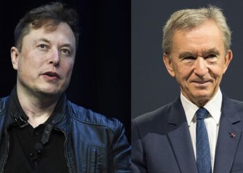 Elon Musk loses his postion as the ‘World’s Richest Man’ to Bernard Arnault.