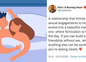 “A relationship without sexual engagements is more likely to evolve into a beautiful marriage than one with fornication” – Nigerian man says