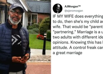 “If my wife does everything I tell her to do, then she’s my child and not my wife” – Man sparks debate