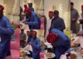 Tinubu shows off his dancing skills as he moves to Kizz Daniel’s ‘Buga after Chattam House conference (Video)