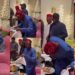 Tinubu shows off his dancing skills as he moves to Kizz Daniel’s ‘Buga after Chattam House conference (Video)