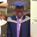 Nigerian man celebrates as he bags 1st class degree from a UK university 10 years after he graduated with a 3rd class from a Nigerian university