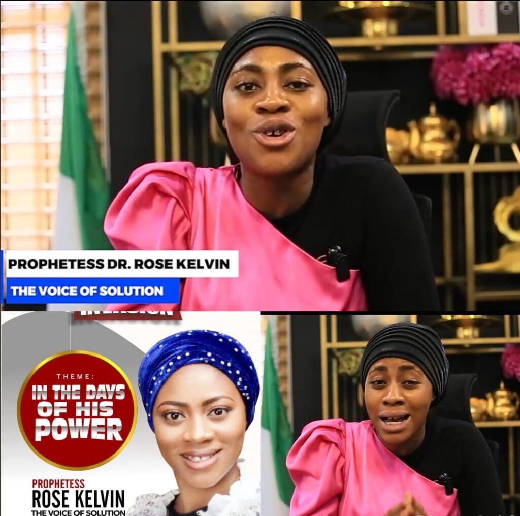 Prophetess Rose Kelvin storms 