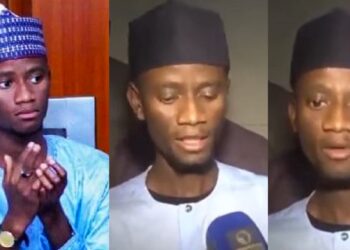 “Use social media responsibly” – FUD student arrested for criticizing Aisha Buhari advises after regaining freedom (Video)