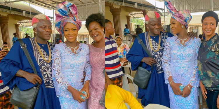 Singer Portable celebrates naming ceremony for his second wife in grand style.