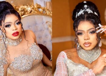 “I have been eating too much sugar now cramps won’t let me be” – Bobrisky complains.