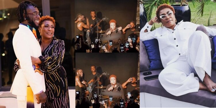 Burna Boy's mom wowed