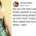 Mother causes a stir as she reveals she bought her son female dresses after he requested for them