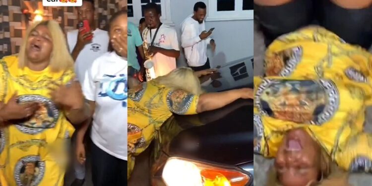 Mother goes into a frenzy after son gifted her and his wife a car each (Video)