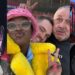Adorable moment DJ Cuppy met fiancé, Ryan Taylor’s dad for the first time