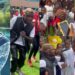 Singer Davido causes a stir following his reaction to Portable’s performance at kids’ Christmas party (video)