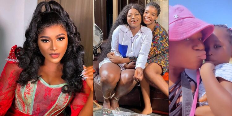 “She hurt me”- Destiny Etiko addresses claims of cutting ties with her adopted daughter, Chinenye Eucharia as she adopts another child [Video]