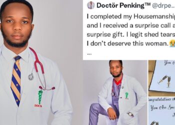 Doctor catches girlfriend in bed with his friend months after saying he doesn’t deserve her love