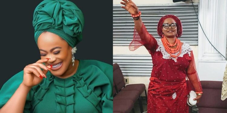 “In your victory speech, never embarrass the effort of your parents by saying you came from nothing” – Veteran Nollywood actress, Obot Etuk advises people.