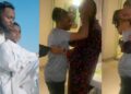 “He’s all grown” – Fans reacts to heartwarming moment singer, Flavour reunited with his adopted son (Video)