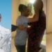 “He’s all grown” β Fans reacts to heartwarming moment singer, Flavour reunited with his adopted son (Video)