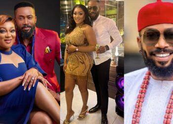 “I count you twice whenever I count my blessings” – Peggy Ovire tells husband, Frederick Leonard, he reacts
