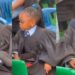 Little girl attends graduation ceremony in long artificial lashes and fixed nails; netizens react (Video)