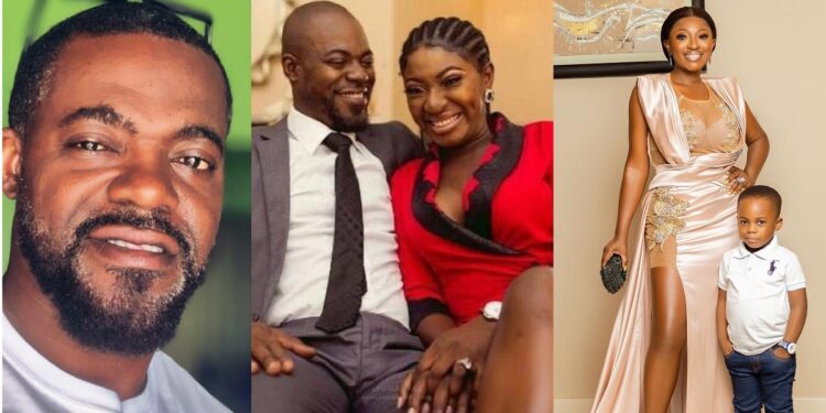 Actress, Yvonne Jegede calls out her ex-husband, Kunle Fawole, for neglecting their son (video)