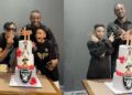 Kaffy and ex-husband, Joseph Ameh reunite for their son’s birthday.